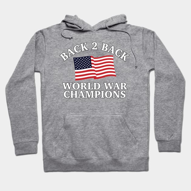 Back To Back Champs - 5 Hoodie by Brightfeather